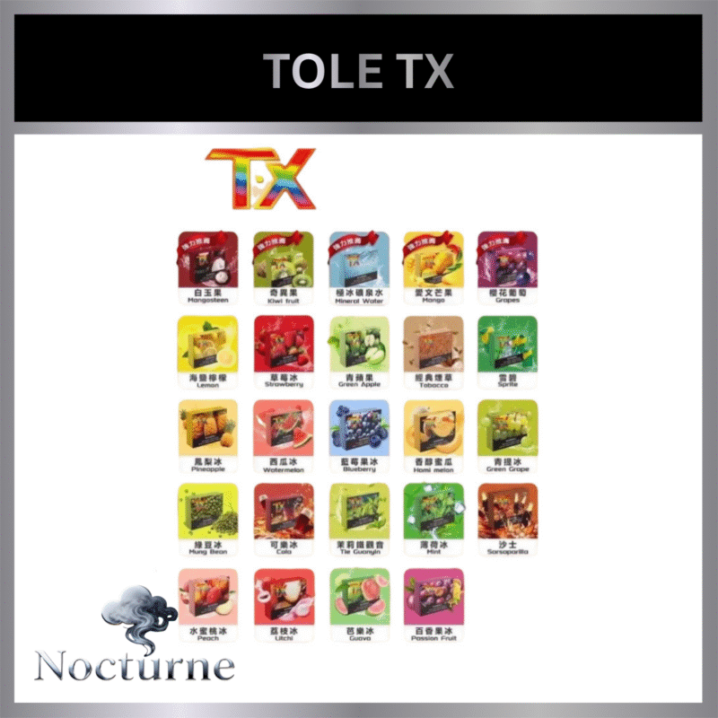 TOLE2 TX 拋棄式煙彈 RELX通用一代｜買十送一（新扁盒）