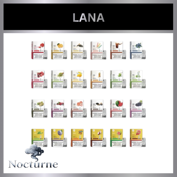 LANA 發光煙彈 超涼 通用RELX一代｜買十送一