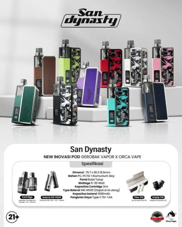 最強主機 SAN DYNASTY 小海豚｜30W 小煙主機（11 色）