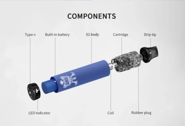 SAMURAL 將軍 S1 注油拋棄式 主機｜可重複注油一次性