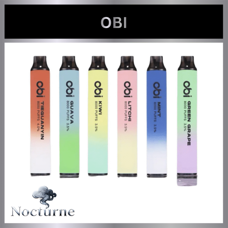 OBI 8000 一次性主機 13ML 大容量｜三支 00 買 12 送 1